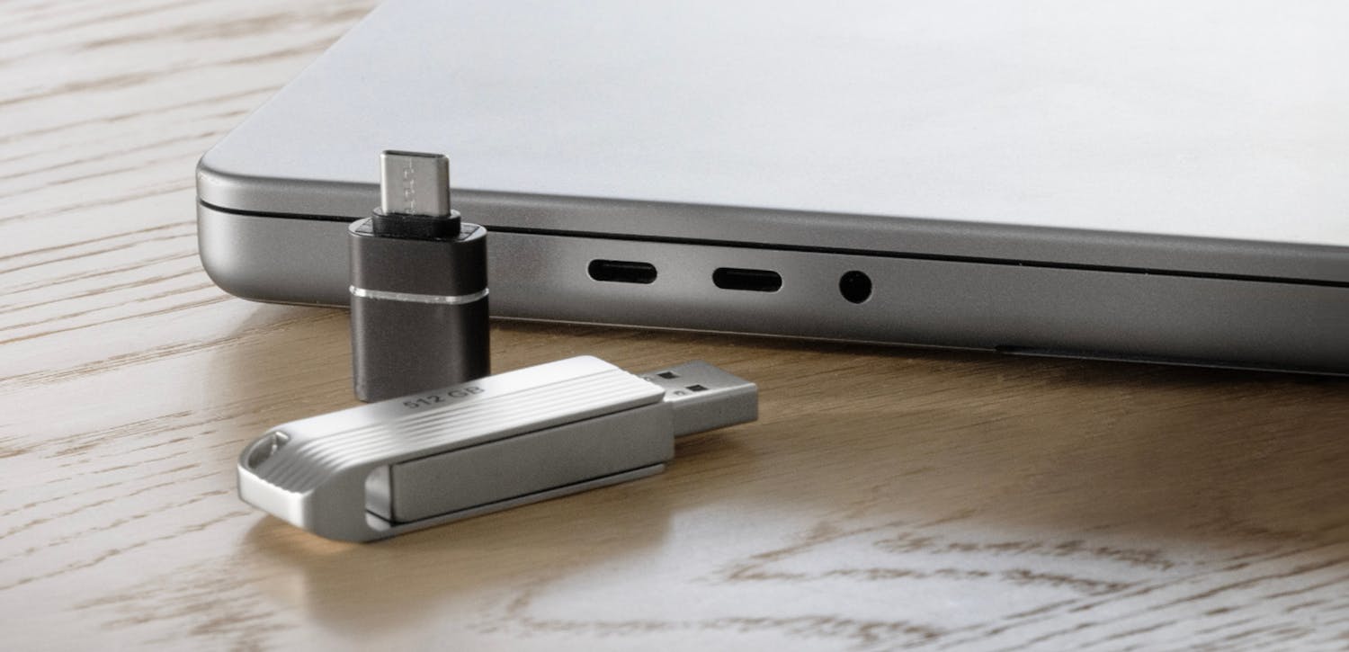 USB-minne med USB-C-adapter USB-minne med USB-C-adapter